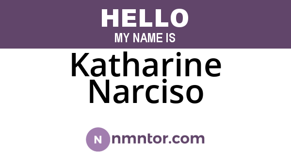 Katharine Narciso