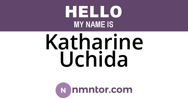 Katharine Uchida