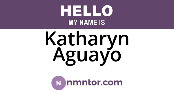 Katharyn Aguayo