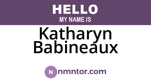 Katharyn Babineaux