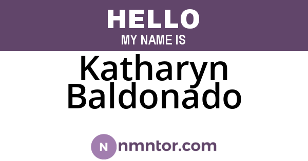 Katharyn Baldonado