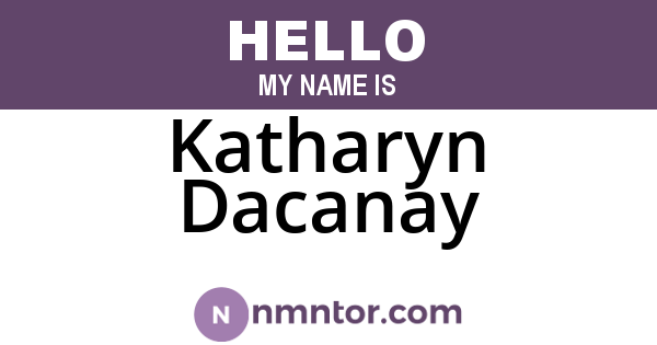 Katharyn Dacanay