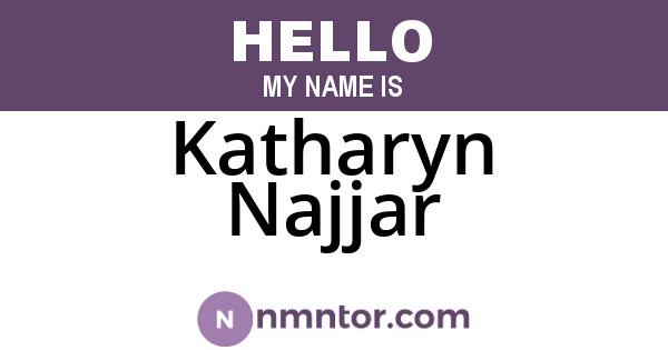 Katharyn Najjar