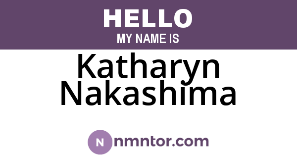 Katharyn Nakashima