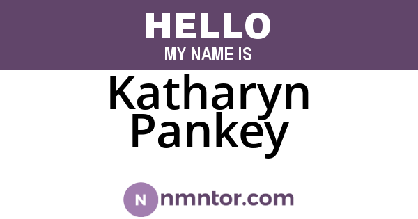 Katharyn Pankey