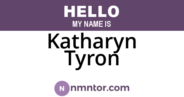 Katharyn Tyron