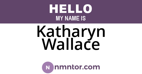 Katharyn Wallace