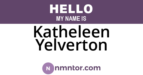 Katheleen Yelverton