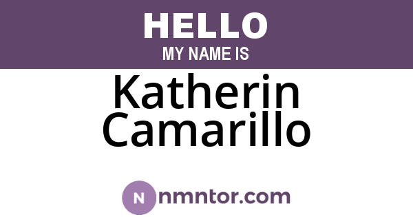 Katherin Camarillo