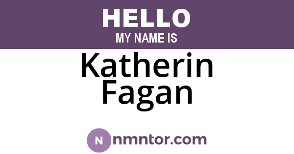 Katherin Fagan