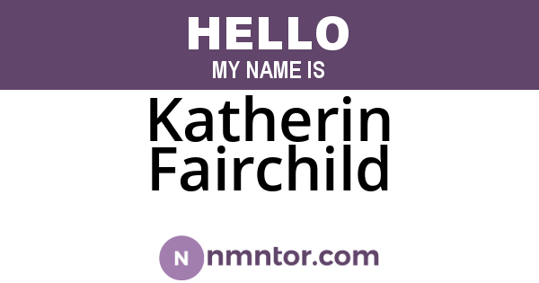 Katherin Fairchild