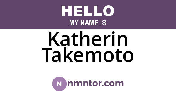 Katherin Takemoto