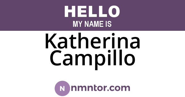 Katherina Campillo