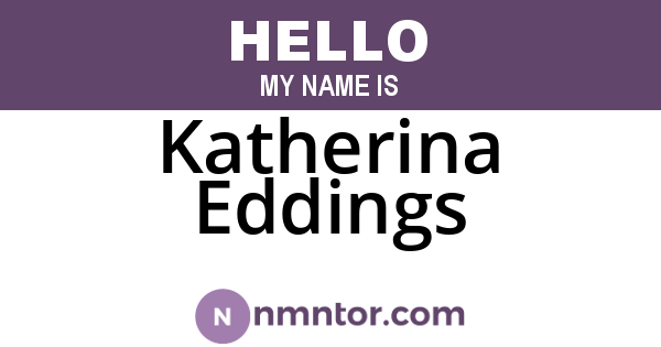 Katherina Eddings