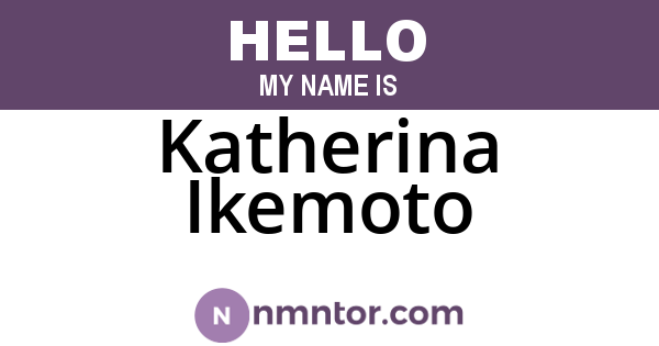 Katherina Ikemoto