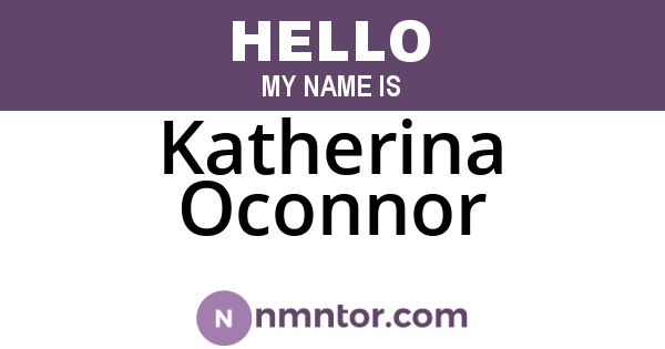 Katherina Oconnor