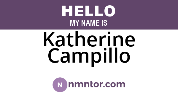Katherine Campillo