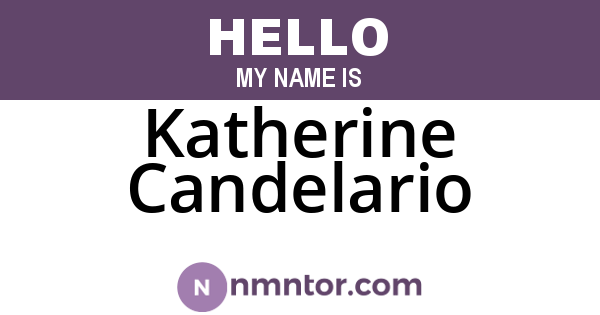 Katherine Candelario
