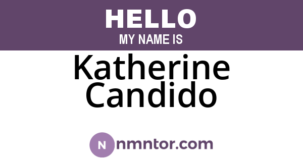 Katherine Candido