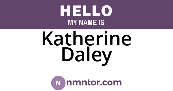 Katherine Daley