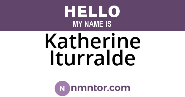 Katherine Iturralde