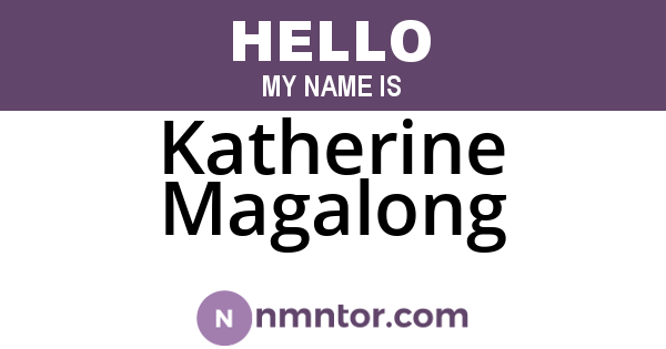 Katherine Magalong