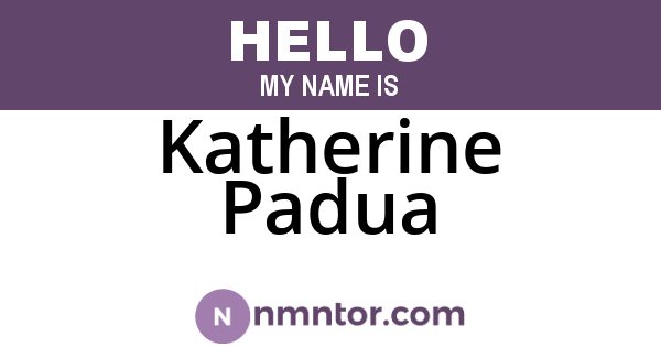 Katherine Padua