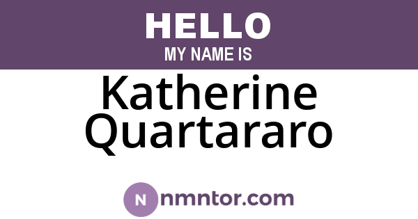Katherine Quartararo