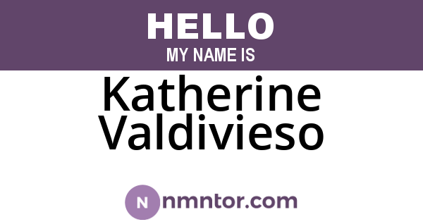 Katherine Valdivieso