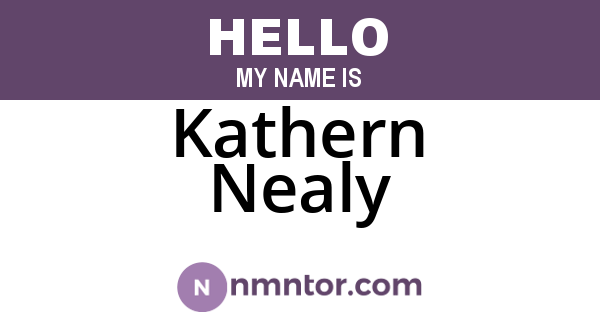 Kathern Nealy