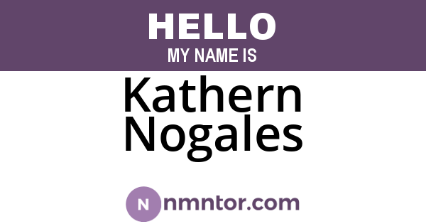 Kathern Nogales