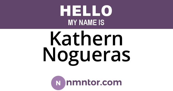 Kathern Nogueras