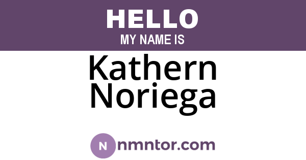 Kathern Noriega