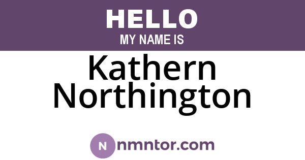 Kathern Northington