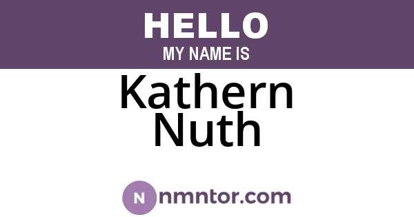 Kathern Nuth