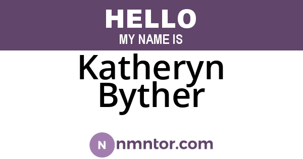 Katheryn Byther