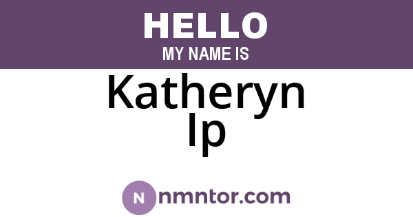 Katheryn Ip