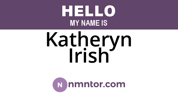 Katheryn Irish