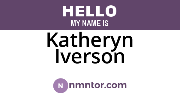 Katheryn Iverson