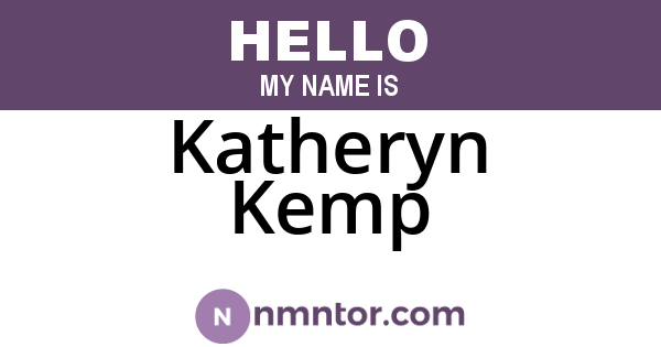 Katheryn Kemp