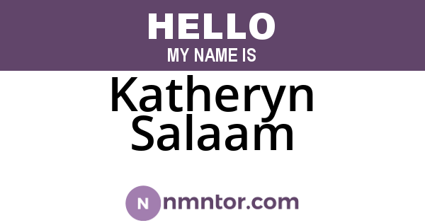 Katheryn Salaam