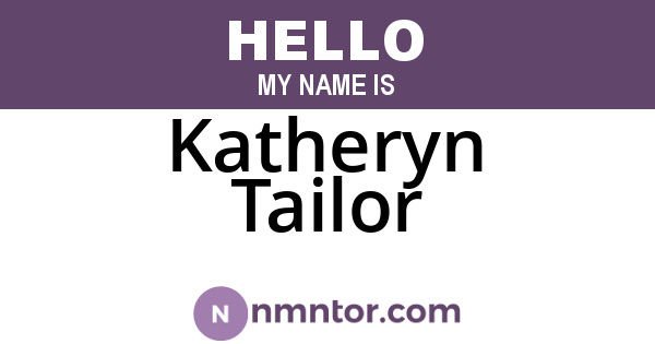 Katheryn Tailor