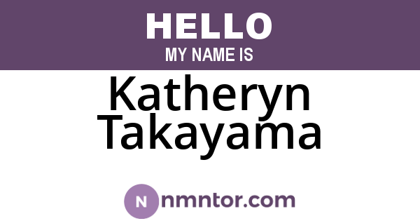 Katheryn Takayama