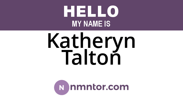 Katheryn Talton