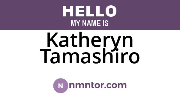 Katheryn Tamashiro