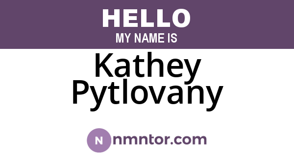 Kathey Pytlovany