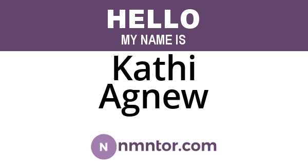 Kathi Agnew