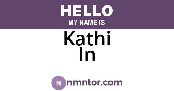 Kathi In