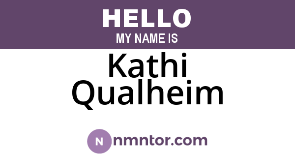Kathi Qualheim