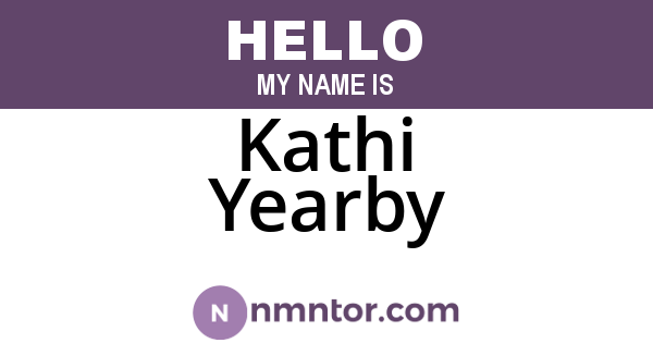 Kathi Yearby